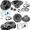 Focal Evotuning - no hertz Kit 6 Casse Altoparlanti FOCAL ASE165+ACX165 ANT+POST per Fiat 500X dal 2014
