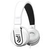 TECHMADE Cuffia Techmade |ON-EAR |con filo | Bianco/Nero | Squadra Juventus Football