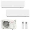 Fujitsu Dual Split KG WiFi 12+15 Btu AOYG24KBTA3 ASYG12KGTF ASYG14KGTF Condizionatore Parete R-32 3.5+4.2 kW Bianco Inverter