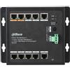 Dahua Technology PFS3111-8ET-96-F - Switch di rete 2 Porte Uplink RJ45 10/100/1000M - 8 Porte 10/100M PoE - 1 Porta SFP Uplink 1000M - Dahua