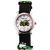Excellanc Orologio da polso per bambini, analogico, per bambini, a partire dai 3 anni in su, Nero/trattore, cinghia