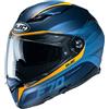 HJC Helmets Casco moto HJC F70 FERON MC2SF, Blu/Oroange, L