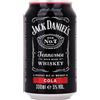 Jack Daniel's - Whisky & Cola, Tennessee Whiskey - cl 33 x 1 lattina alluminio