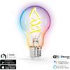 Aigostar Lampadina Led a Filamento Smart A60 E27 4,9W Bluetooth Mesh RGB + Bianco caldo 2700K luce regolabile e dimmerabile Aigostar