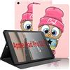 Yoedge Custodia per iPad Pro 2021 12,9 Pollici 5a Generazione Tablet, Soft TPU Ultra Sottile Smart Cover in PU Pelle Flip con Funzione Stand Protettiva Case per iPad Pro 12,9 2021/2020/2018, Gufo