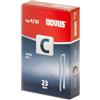 Novus Punti Metallici C 4 23 mm, 2000 Pezzi