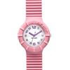 HIP HOP Orologio DONNA NUMBERS COLLECTION quadrante CON LOGO BIANCO movimento SOLO TEMPO - 3H QUARZO e CINTURINO SILICONE ROSA HWU0124