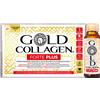 MINERVA RESEARCH LABS Gold Collagen Forte Plus - Integratore per il benessere della pelle nelle donne in menopausa - 10 flaconcini