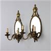 Coppia di Ventoline Antiche in Stile Bronzo Dorato Italia XX Secolo