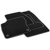 MTM PRO-1066 Tappetini per Ford Focus III 03.2011>2018 , su Misura in Velluto, Bordi in Similpelle e Doppia Impuntura Cromata