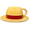 FINDAMAZE One Piece AnimeTazza,Luffy's Hat Tazza da Caffè in Ceramica Mug,Regalo Anime,Regalo per Natale, Compleanno, Anniversario(Luffy)