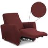 BIANCALUNA Copripoltrona per poltrone reclinabili Lounge Relax Genius R250 Bordeaux