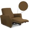 BIANCALUNA Copripoltrona per poltrone reclinabili Lounge Relax Genius R250 Biscotto