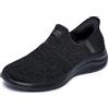 Skechers Martha Stewart Ultra Flex 3.0 Neptune - Sneaker, Nero, 38.5 EU