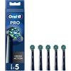 Oral-B Testine Di Ricambio Pro Cross Action Black 5 Pezzi