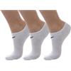 Nike U Nk Ltwt Ns 3Pr-Value, Calzini alla caviglia Unisex - Adulto, Bianco (Weiß), 34-38 (Talla produttore: S)