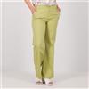 EXTESA Pantaloni in rasatello di cotone stretch gamba dritta