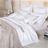 Ferò Completo letto Ondine raso di cotone 300TC setificato