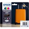 Cartuccia Epson C13T05G64010 Multipack 405 Valigia (Conf. da 4 pz.) originale NERO+COLORE