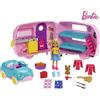 Barbie il Camper di Chelsea, Playset con Bambola, Veicolo, Roulotte e Tanti Acce