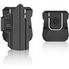 efluky Universale IPSC Fondina Pistola Polimero Holster per Beretta APX/Glock 19 17/CZ P09 P07/Walther P99/H&K USP