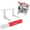 Fischer Staffe per Climatizzatore Unità Esterna KLIMA KLIK 465 + 2 Kit Tasselli per Fissaggio su Cappotto Isolante Spessore max 200 mm