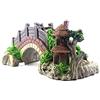 Youery Acquario Ornamento Poly Resina Ponte Paesaggio,Piante Artificiali Acquario Ornamenti Kit, Piccolo Pianta Artificiale Accessori per Acquario Decorazioni