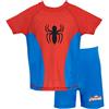 Marvel Spiderman Spiderman - Costume da Bagno 2 Pezzi, da Ragazzo, Multicolore, 2-3 Anni