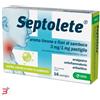 KRKA FARMACEUTICI MILANO SRL SEPTOLETE*16PAST3+1MG LIM FIOR