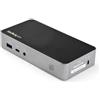 Startech.com Dockingstation Startech.com Gigabit Ethernet usb 3.0 Nero Argento [DK30CHHPDEU]