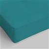 Italian Bed Linen Lenzuolo Sotto MAX COLOR con Angoli Elasticizzati da 25 cm Letto Piazza e Mezza 120x200 cm, 100% Cotone Made in Italy - Tinta Unita VERDE BOTTIGLIA