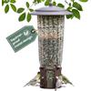 Perky-Pet 334-1SR Mangiatoia per uccelli selvatici Squirrel-Be-Gone Max di grandi dimensioni con Flexports, a prova di scoiattolo con trespoli attivati dal peso, capacità semi 1,8 kg