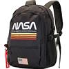 KARACTERMANIA NASA Black-Zaino Fight HS FAN, Nero, 31 x 44 cm, Capacità 24 L