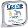 Monge Monoprotein SOLO Patè Grain Free 150 gr - Pollo Monoproteico crocchette cani Cibo Umido per Cani