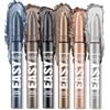 Beauty Searcher Set di 6 bastoncini per ombretti metallizzati e opachi e brillanti, colore crema, matita colorata, impermeabile, di lunga durata, illuminante per gli occhi