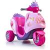 FAMOSA Feber Scooty Little Princess Scooter Moto 6v Principesse Bambina Luci e Suoni