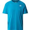 The North Face - T-shirt da trail/running - M Summit High Trail Run S/S Sapphire Slate/Blue Moss per Uomo - Taglia XL