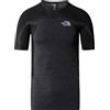 The North Face - T-shirt traspirante - M Ma Lab Seamless Top Anthracite Grey/TNF Black per Uomo - Taglia M\/L - Grigio