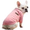 Generic Maglietta a righe per animali domestici, per cani di grossa taglia (rosa, XL)
