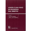 Giappichelli Cento e una voce di filosofia dal diritto
