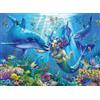 Ravensburger Puzzle per bambini Ravensburger - 13678 Glowing underwater paradise - puzzle luminoso con mondo sottomarino per bambini dagli 8 anni in su, con 200 pezzi in formato XXL, si illumina al buio