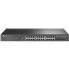 tplink TP-Link TL-SG3428X-UPS JetStream™ 24-Port Gigabit L2+ Managed Switch with 4 10GE SFP+ Slots and UPS Power Supply