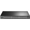 tplink TP-Link JetStream TL-SG3452P switch di rete Gestito L2/L3 Gigabit Ethernet (10/100/1000) Supporto Power over Ethernet (PoE) 1U Nero