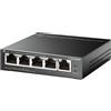 tplink TP-Link TL-SG105MPE switch di rete L2 Gigabit Ethernet (10/100/1000) Supporto Power over Ethernet (PoE) Nero