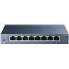 tplink TP-Link TL-SG108 switch di rete Non gestito L2 Gigabit Ethernet (10/100/1000) Nero