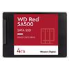 Western Digital Red WDS400T2R0A drives allo stato solido 2.5' 4 TB Serial ATA III 3D NAND