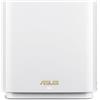ASUS ZenWiFi XT8 WHITE 1pk AX6600 Whole-Home Tri-band Mesh WiFi 6 System - Coverage up to 230 Sq. Meter/2,475 Sq. ft., 6.6Gbps WiFi, 3 SSIDs, life-time free network security and parental controls, 2.5