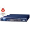 PLANET GS-5220-24UPL4XVR switch di rete Gestito L3 Gigabit Ethernet (10/100/1000) Supporto Power over Ethernet (PoE) 1.25U Blu