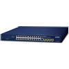 PLANET IPv4/IPv6, 24-Port Gestito L2/L4 Gigabit Ethernet (10/100/1000) 1U Blu