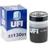 UFI Filters, Filtro Olio 23.130.01, Filtro Olio per Ricambio, Adatto a Auto, Applicabile su Diversi Modelli Atlas Copco, Audi, Landini, Mustang, Seat, Valpadana, Volkswagen